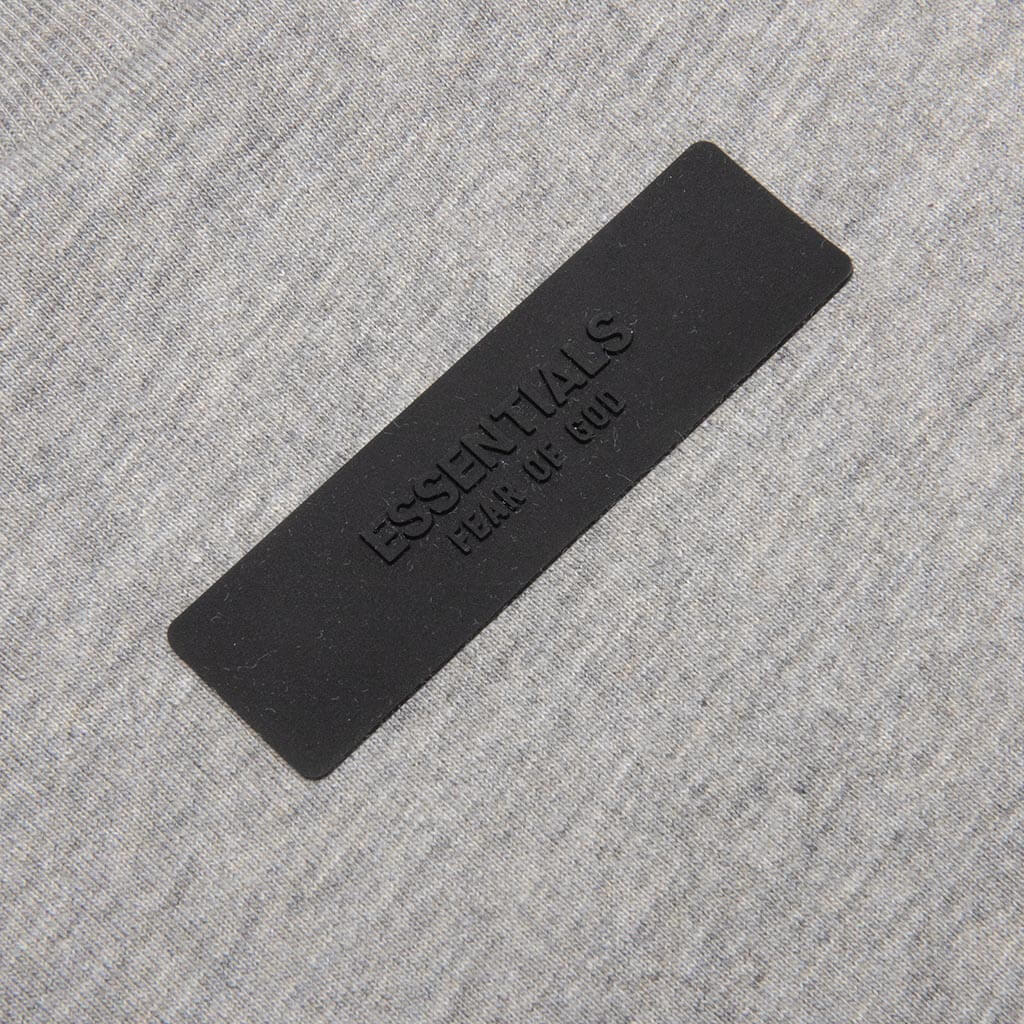 Fear of God Essentials S/S Dark Heather Oatmeal Short Outfit