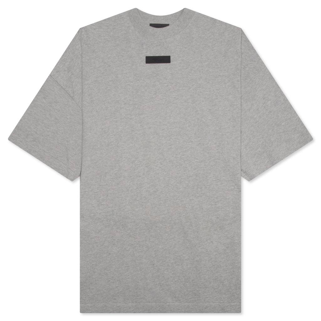 Fear of God Essentials S/S Dark Heather Oatmeal Short Outfit