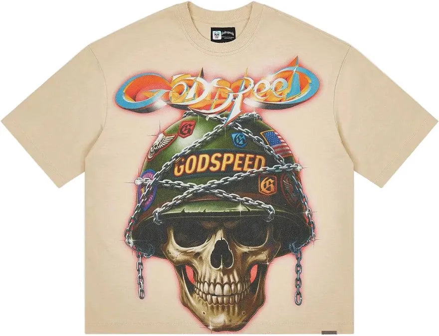 GODSPEED Badges Of Honor T-Shirt 'CREAM'