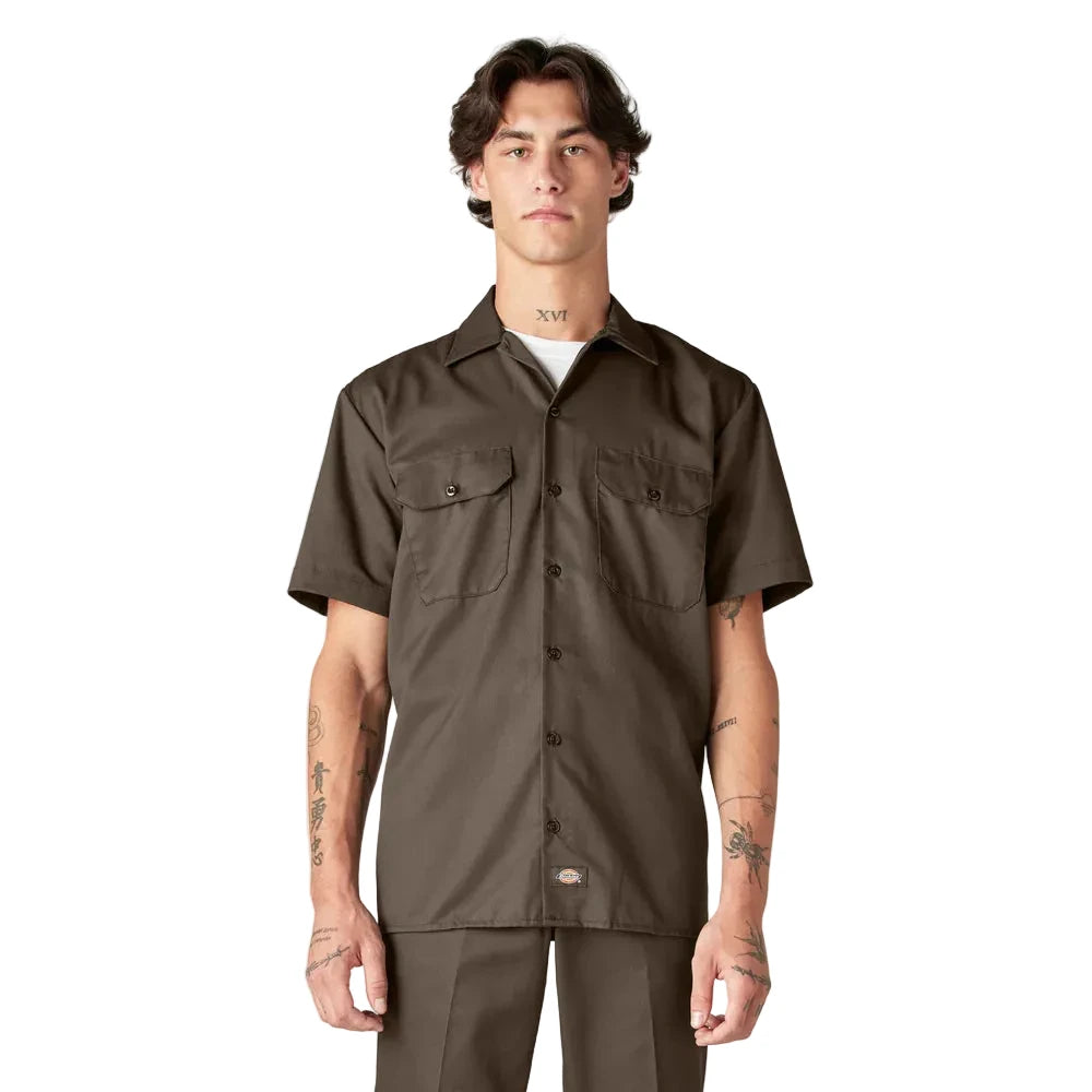 Short Sleeve Work Shirt ( Mushroom)