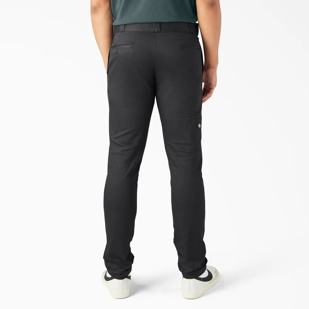 FLEX Skinny Fit Double Knee Work Pants (black)