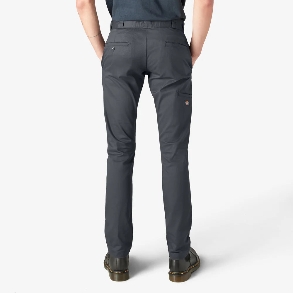 FLEX Skinny Fit Double Knee Work Pants Navy