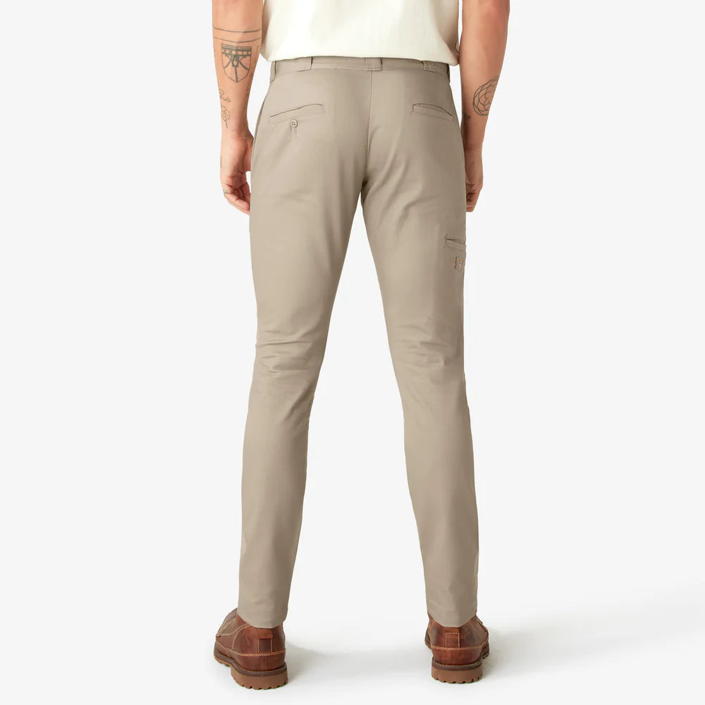 FLEX Skinny Fit Double Knee Work Pants  Desert Sand
