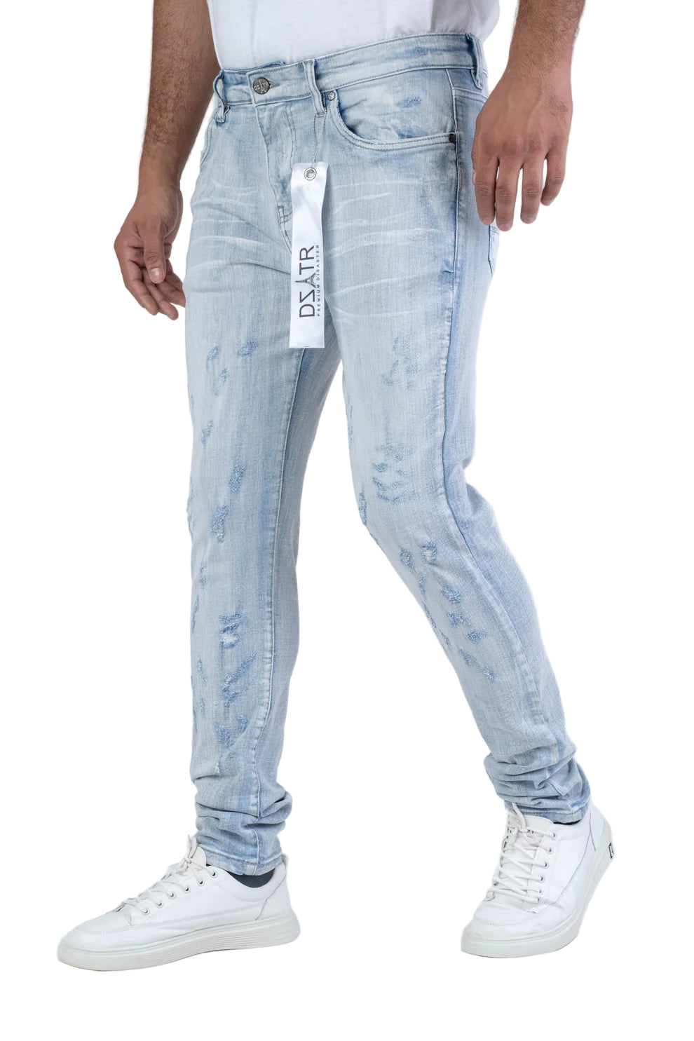 MENS CLASSIC ULTRA STRETCH DENIM - ICE RIP DZTR-447