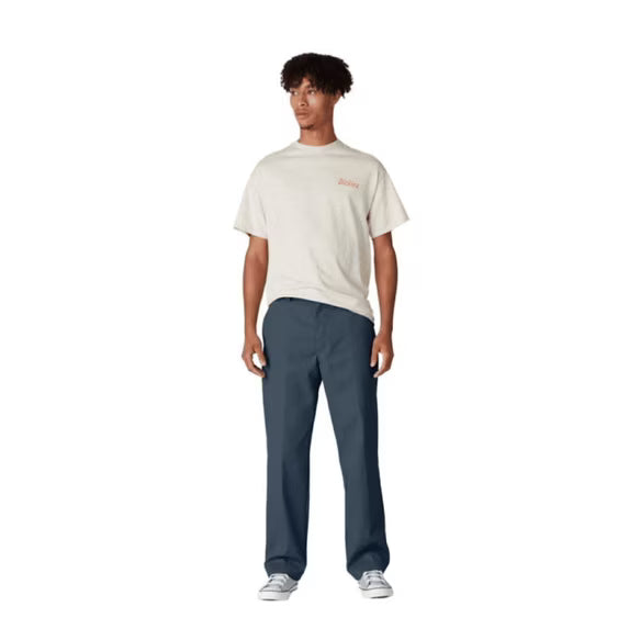 FLEX Skinny Fit Double Knee Work Pants (  Airforce Blue )