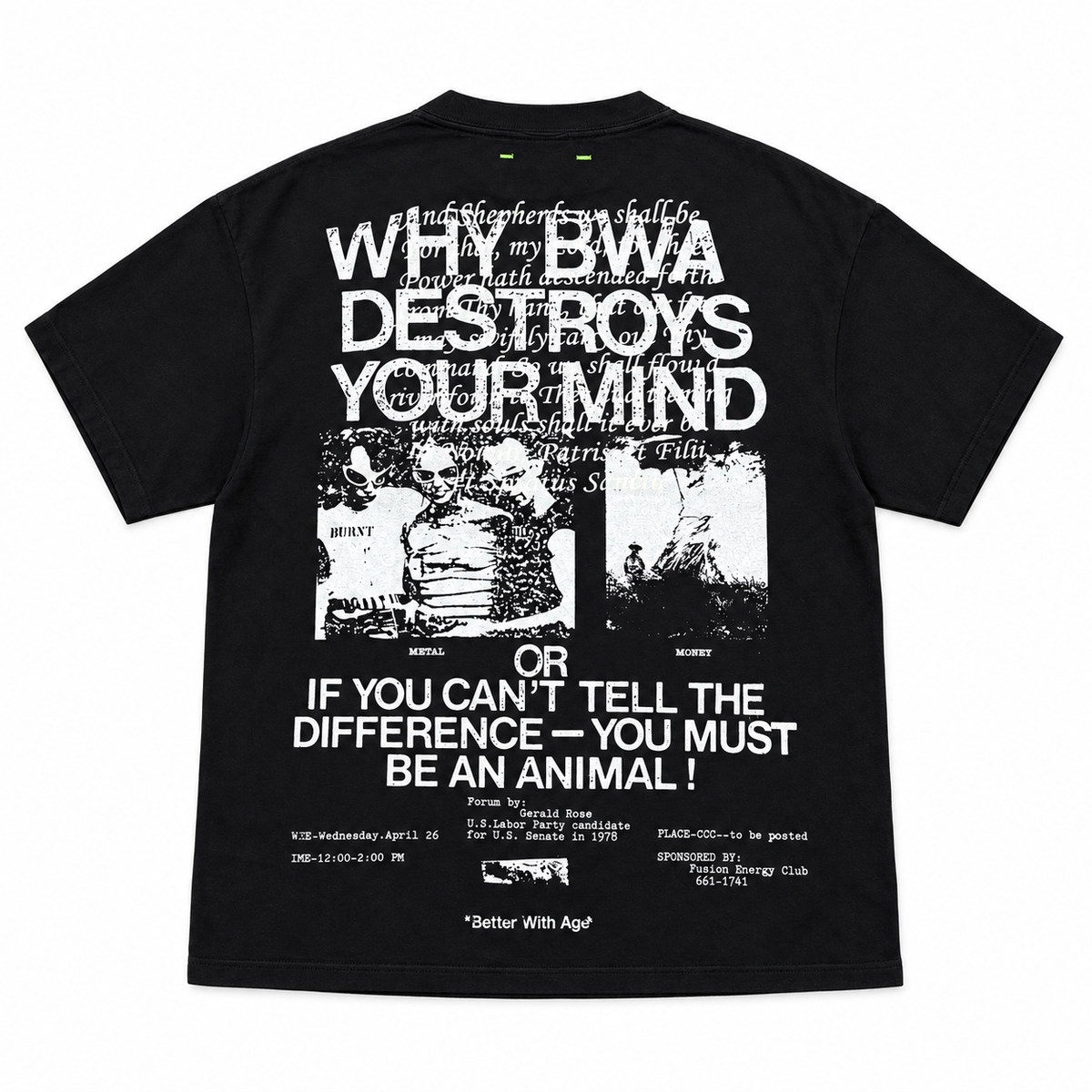 Better With Age Monet Tee Black