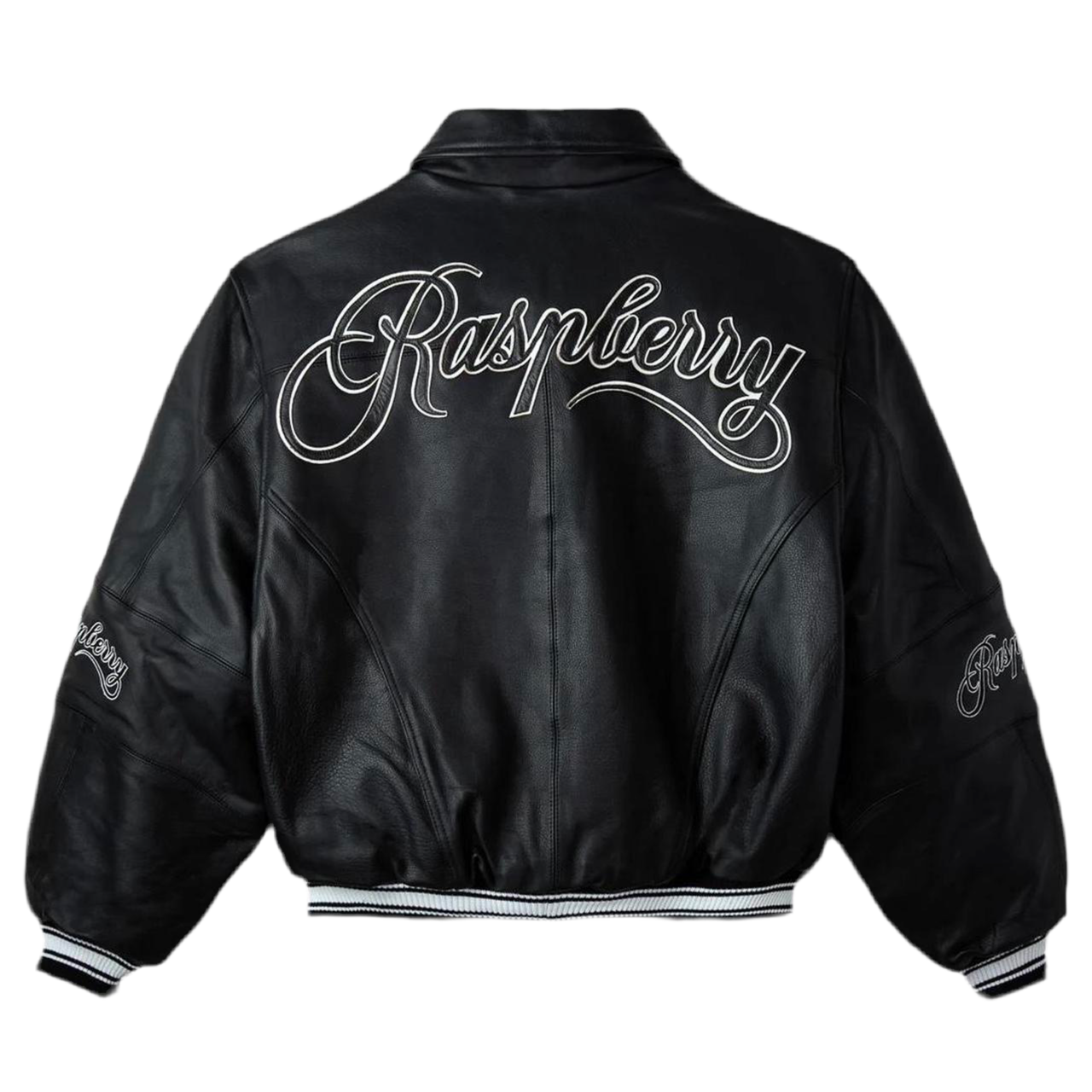 The GV Gallery  GG Raspberry Leather Jacket