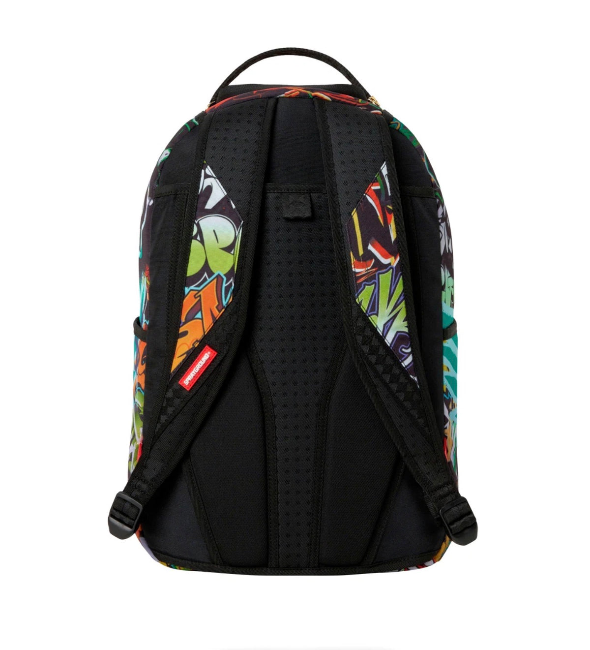 Money Bear Graff Mural Backpack "Green Multi"