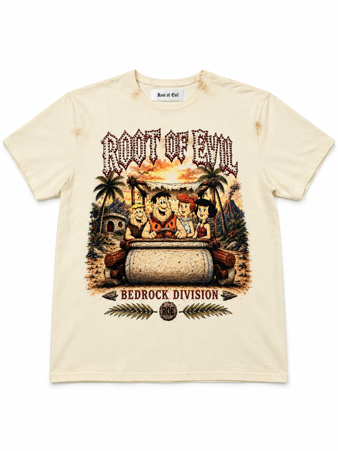 ROE THE FLINT STONES TEE