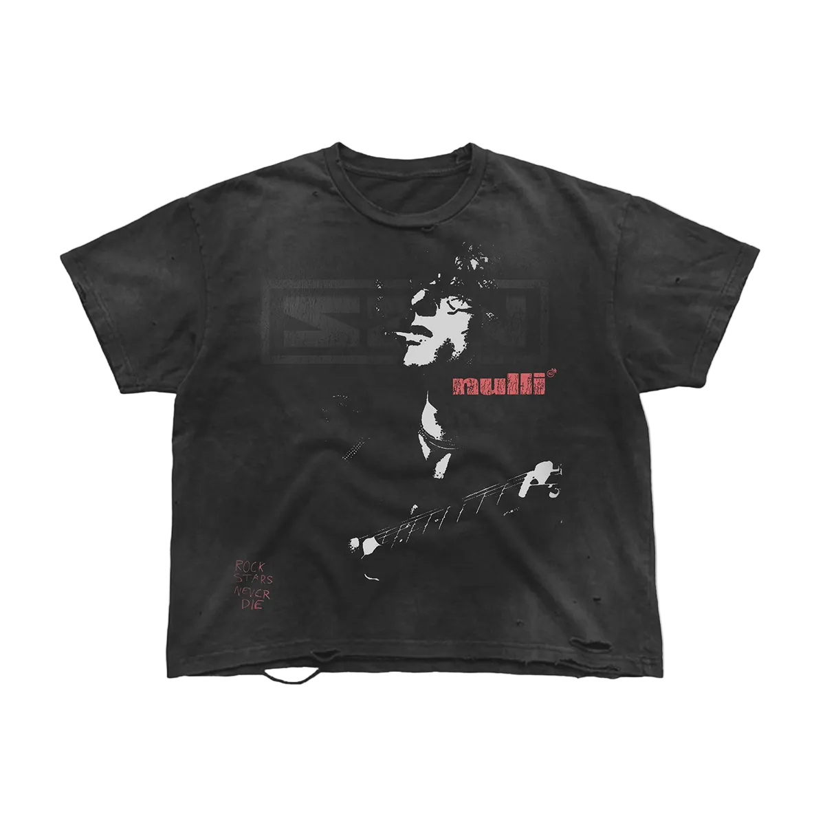 Nulli Rockstar Tee Washed Black