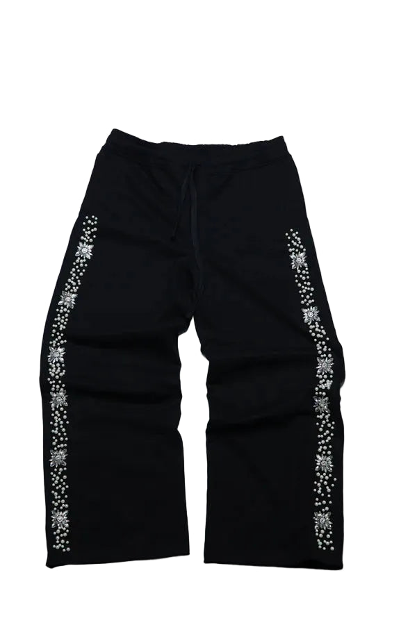 Black What The Pearl SWEATSUIT