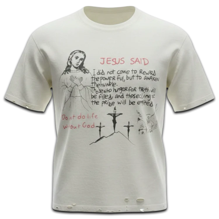 WE ARE RIGHTEOUS JESUS SAID TEE 'WHITE'