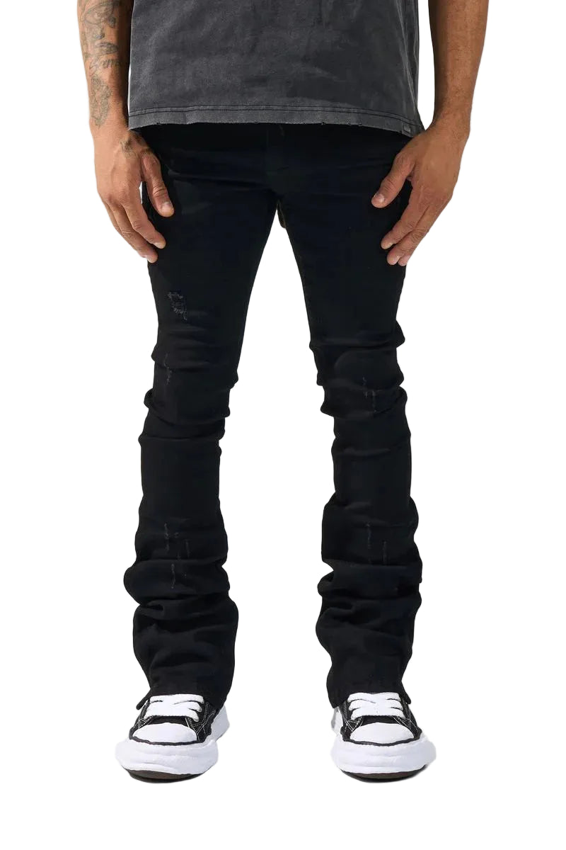 Serenede “Noir7” Stacked Jeans