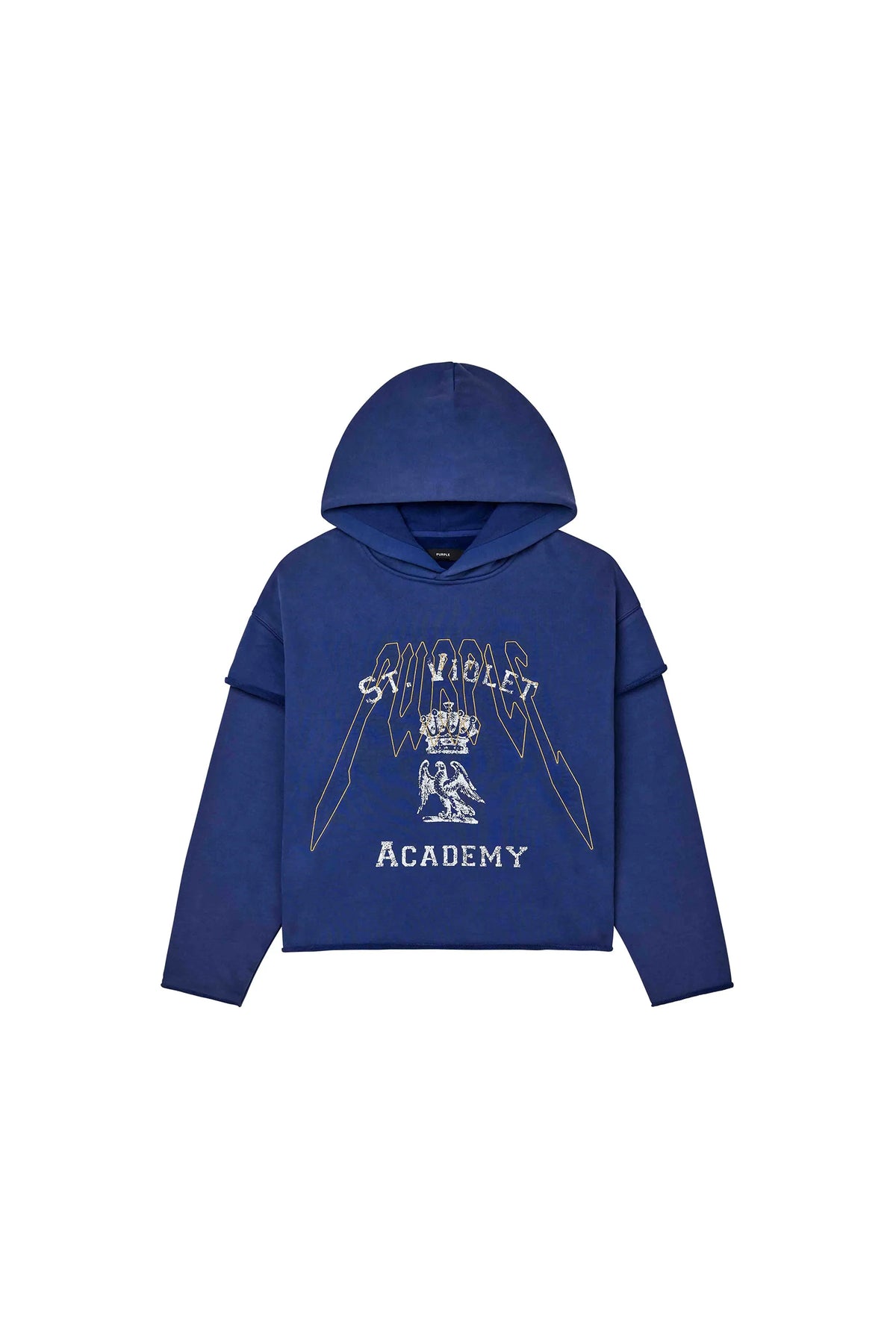 PURPLE BRAND St. Violet Thrash Hoodie 'NAVY'