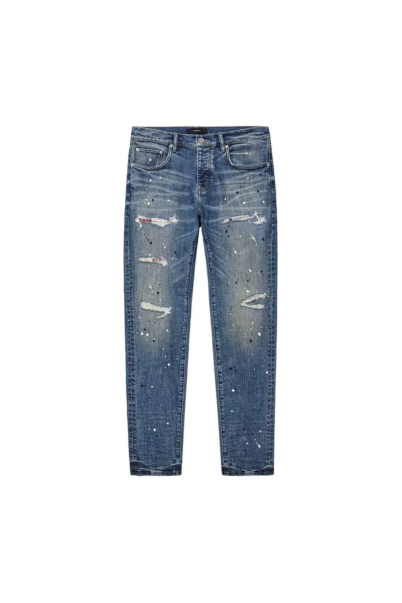 P001 Plaid Paint Repair Mid Indigo