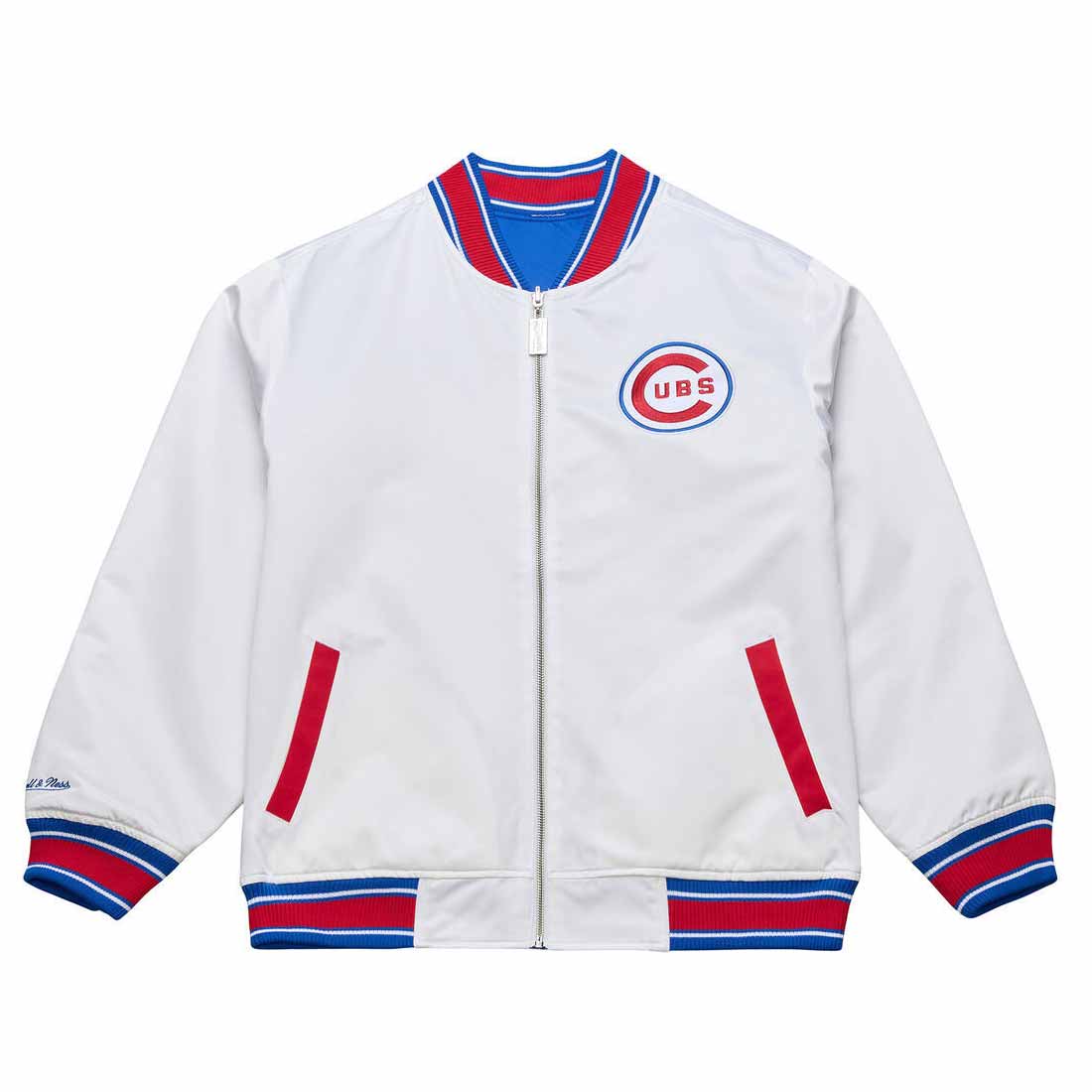 Chicago Cubs Mitchell & Ness Reversible Satin Jacket