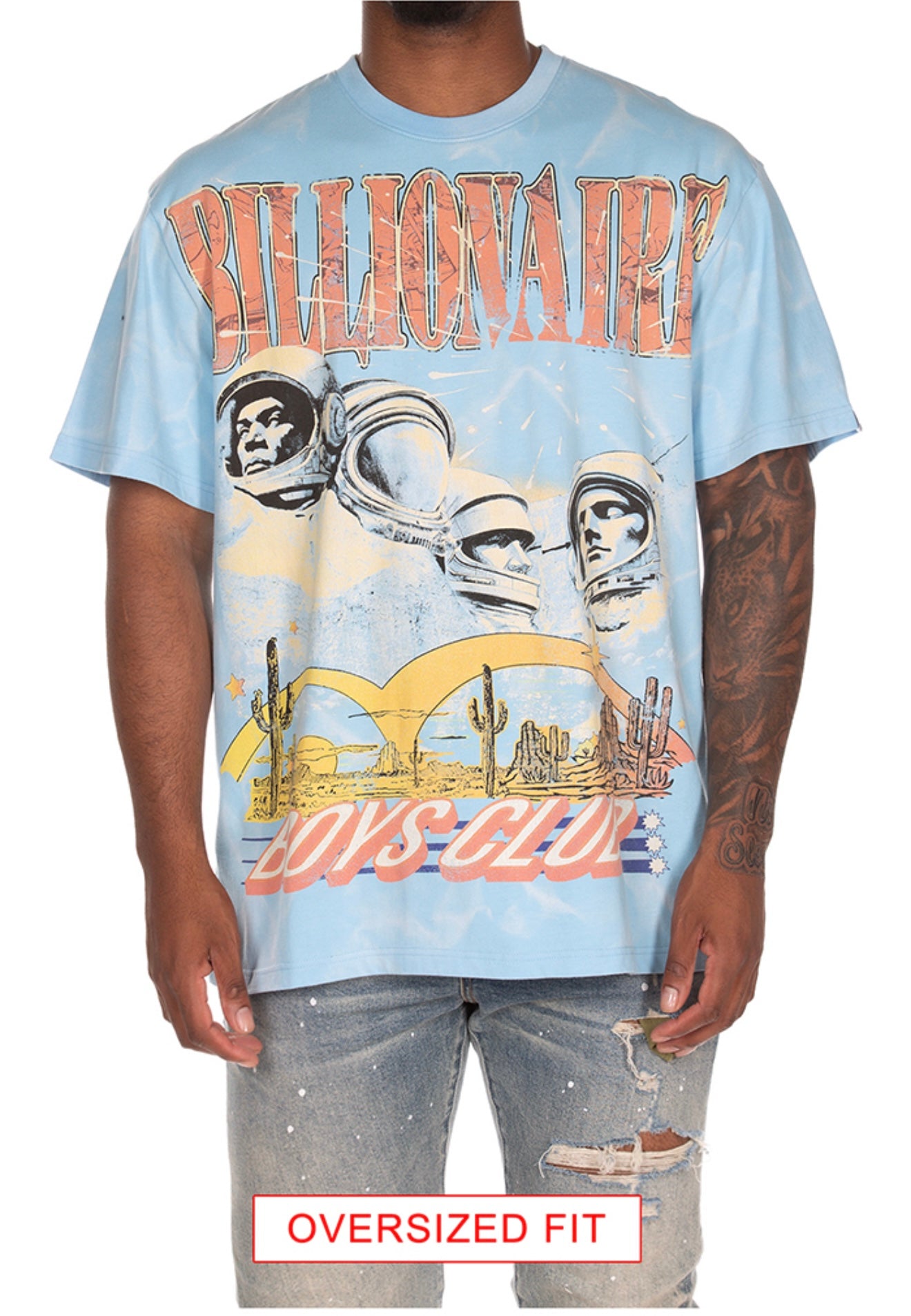 Rushmore SS Knit (Oversized Fit) baltic sea