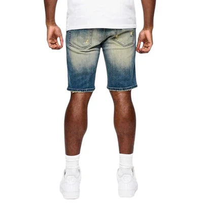 Anom Obisadan Denim Short (Vintage Blue)