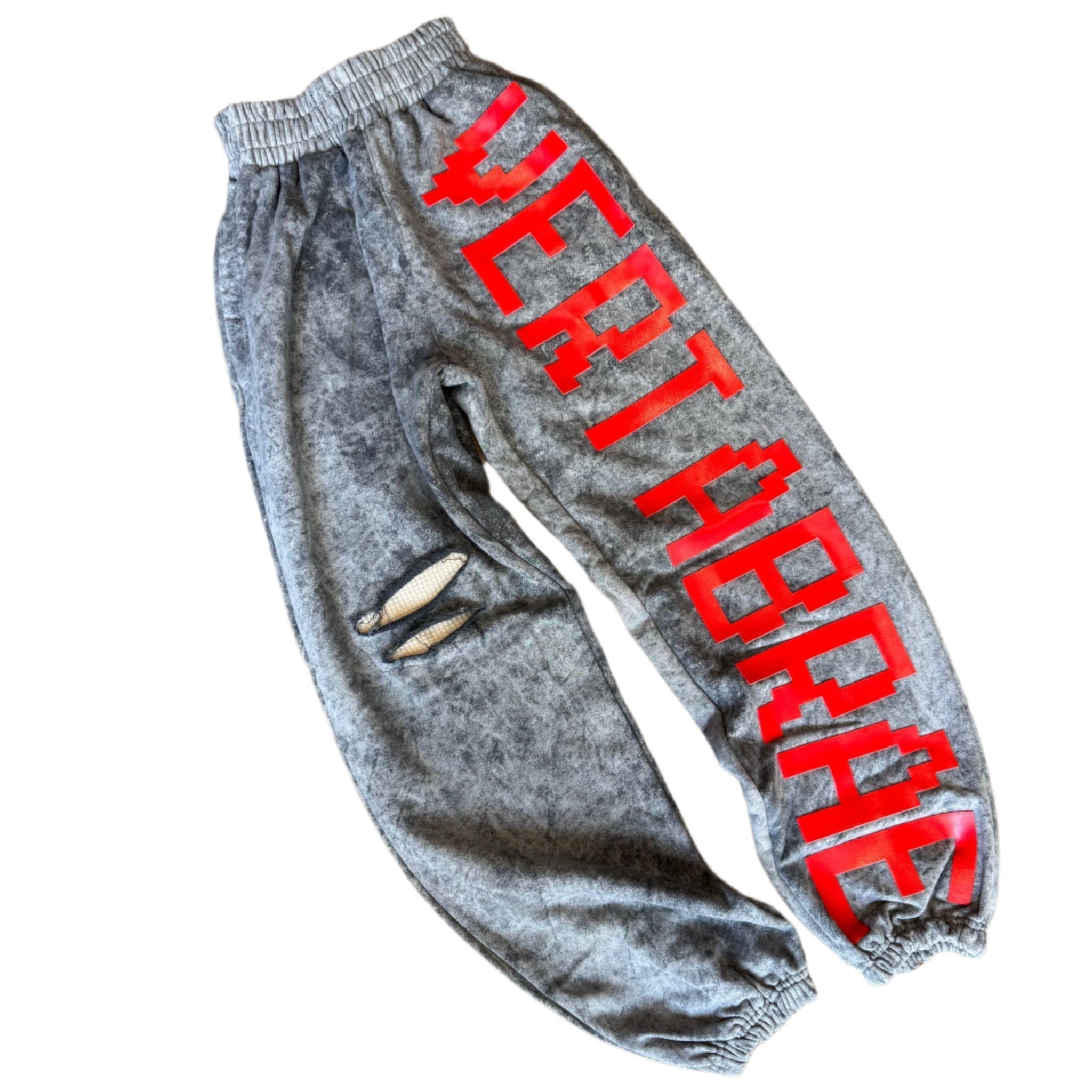 Vertabrae C-1 Sweatpants Black/Red