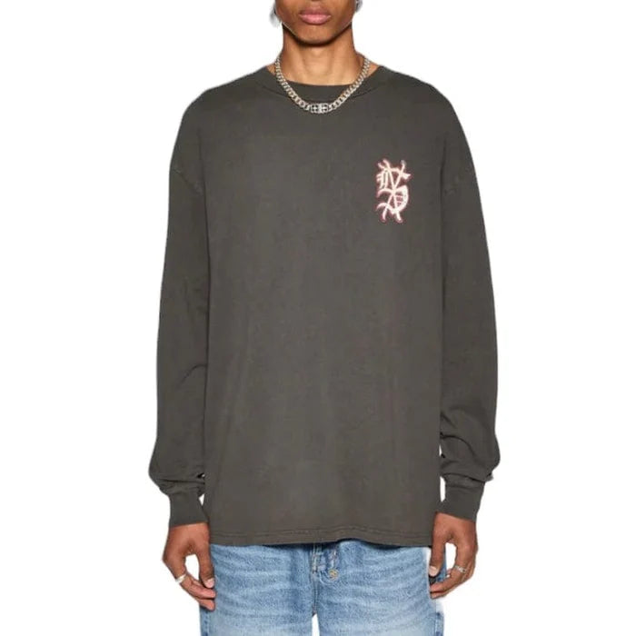 Ksubi Faded Black Dug Out Biggie LS T-Shirt