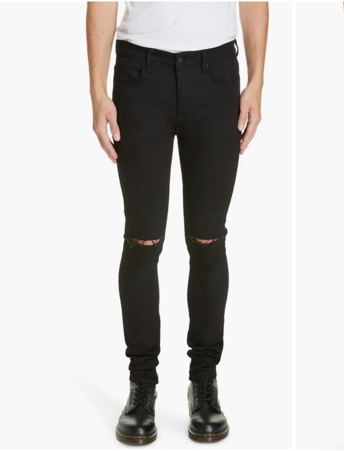 Ksubi Black Van Winkle Ace Slice Jeans