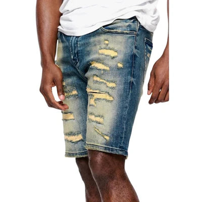 Anom Obisadan Denim Short (Vintage Blue)