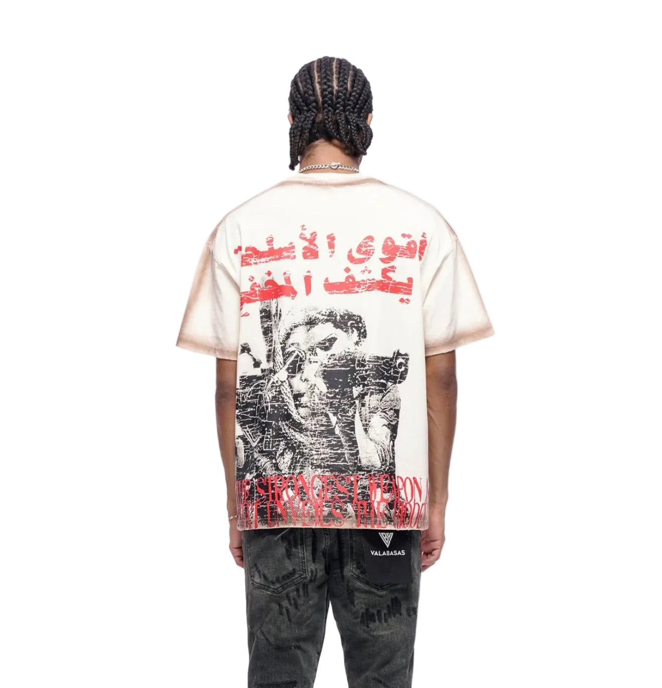 weapons short sleeve Tee cream