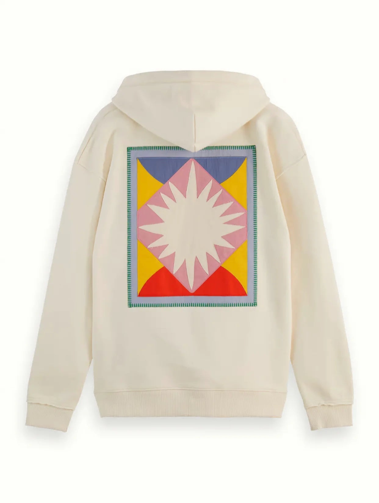 Scotch & Soda Patchwork Applique Hoodie