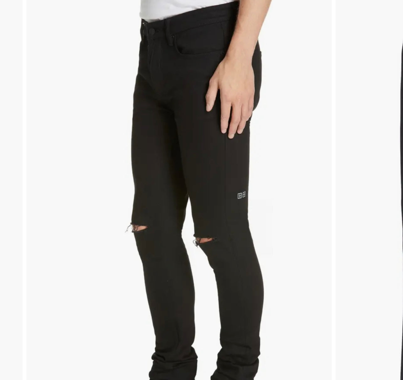 Ksubi Black Van Winkle Ace Slice Jeans