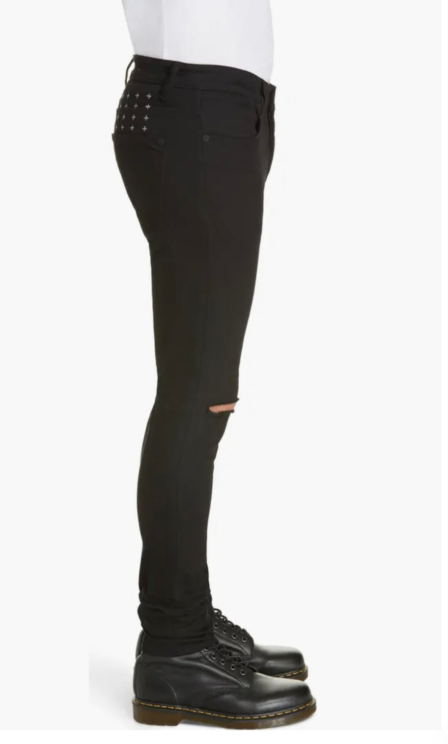 Ksubi Black Van Winkle Ace Slice Jeans