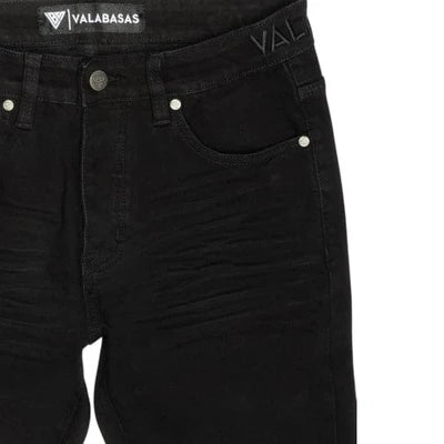 Valabasas Mr.Slim 4 Way Stretch Slim Fit Jean (Jet Black)