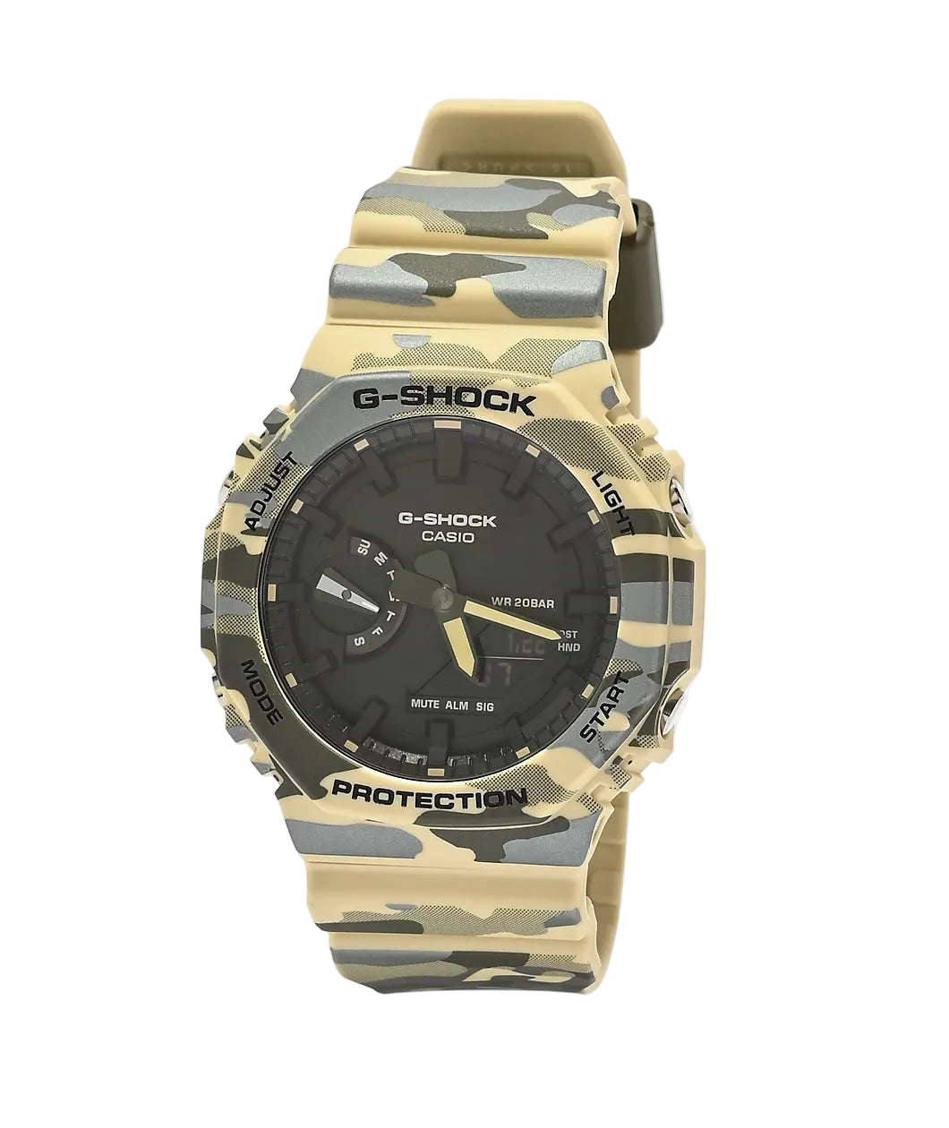 GA2100CM-5A Natural Camo Analog & Digital Watch