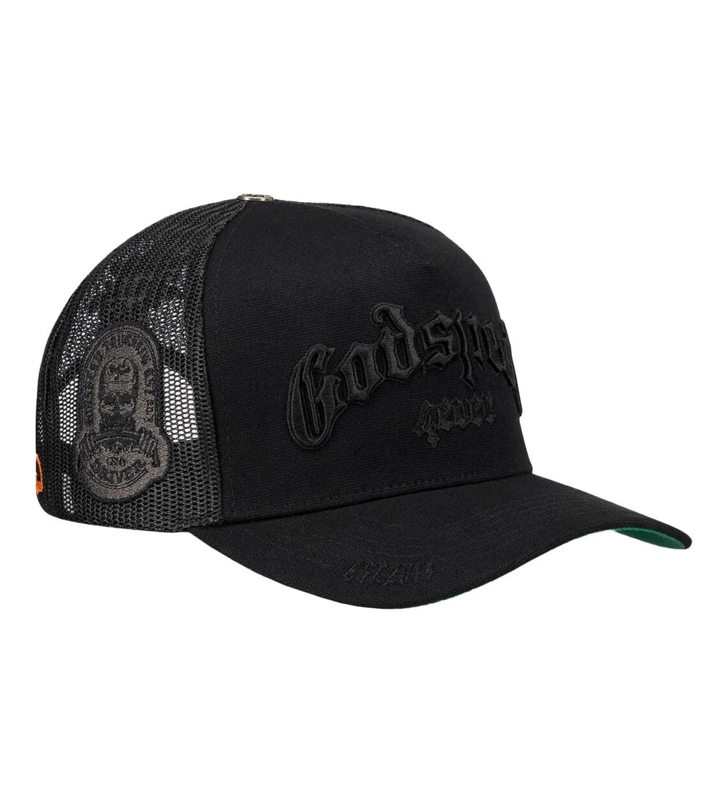 Godspeed Forever Trucker Hat Vanta Black