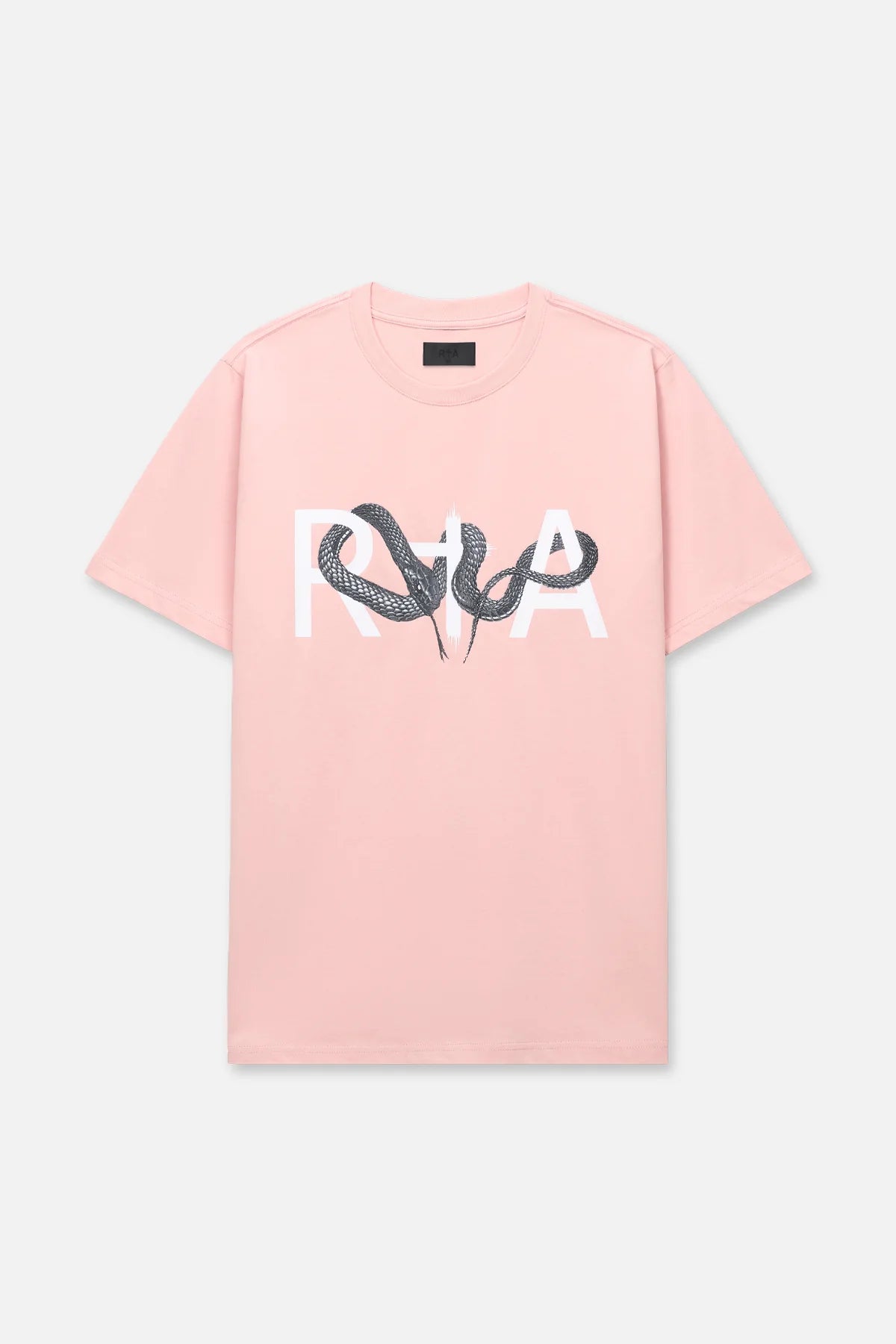 LIAM TEE | BLUSH SNAKE LOGO