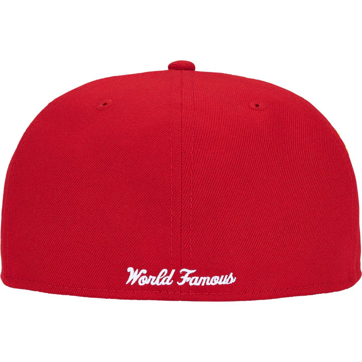 SUPREME Shop Box Logo New Era 59Fifty Fitted Hat RED - MILAN