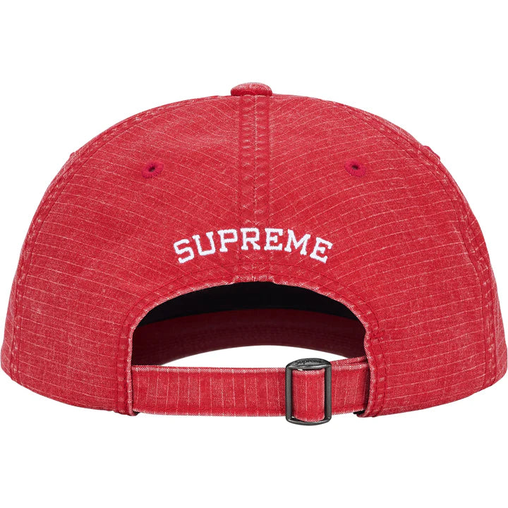 ARABIC LOGO RIPSTOP 6-PANEL 'RED' SS26