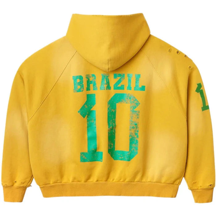 Happy Memories Don't Die HMDD L&F Brasil Zip Up Hoodie Gold