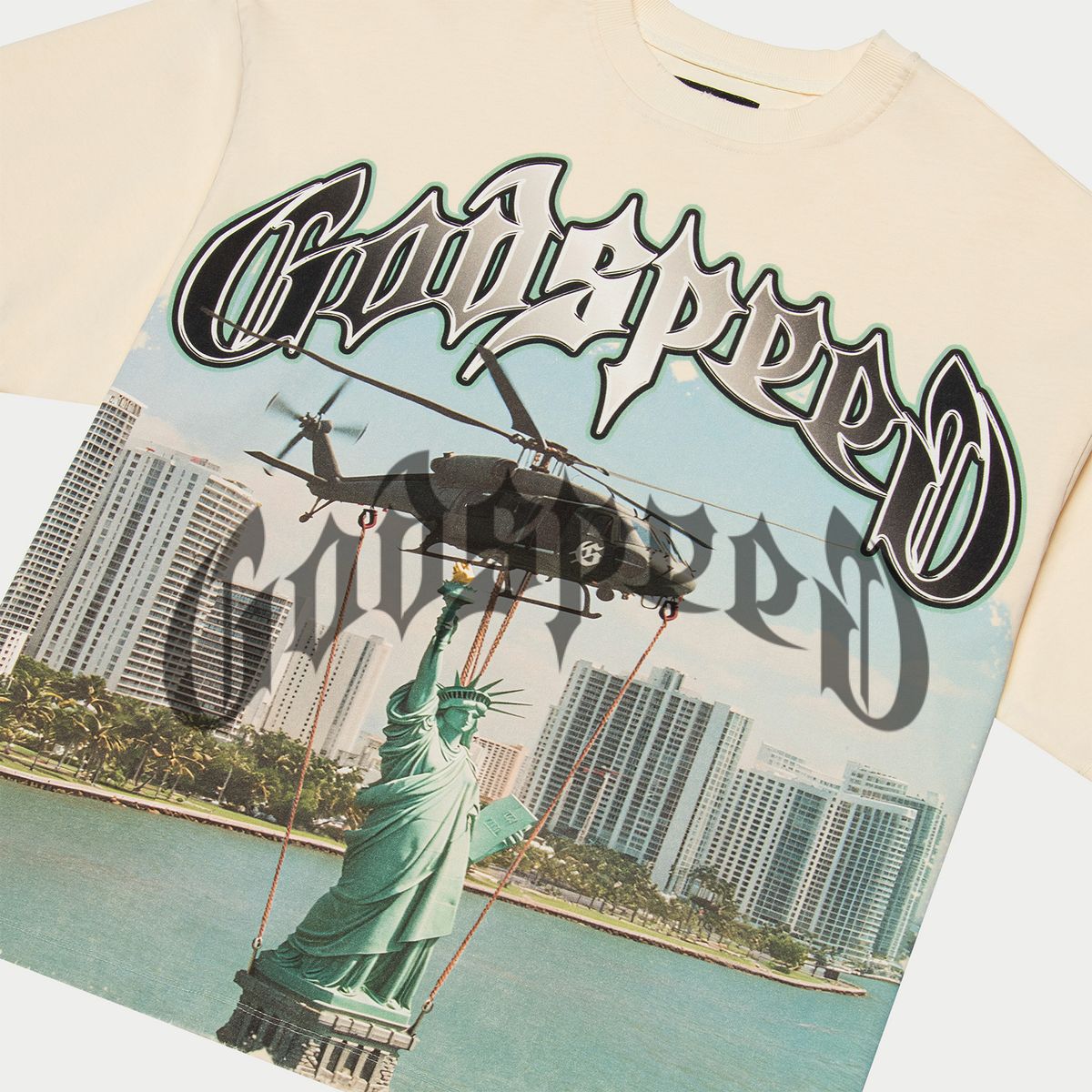 Godspeed JFK To MIA Tee Bone