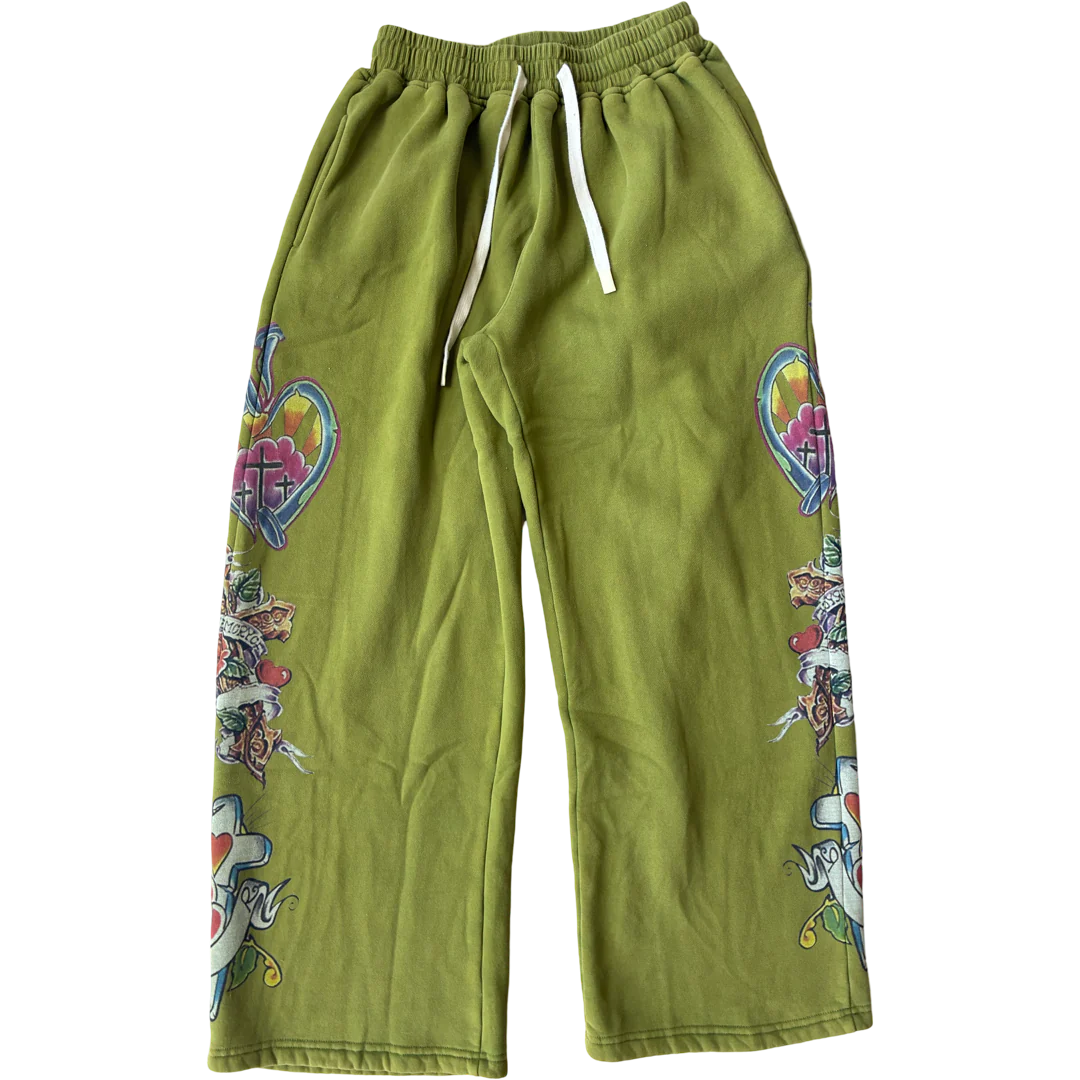 Risen King Jogging Suit (Moss)