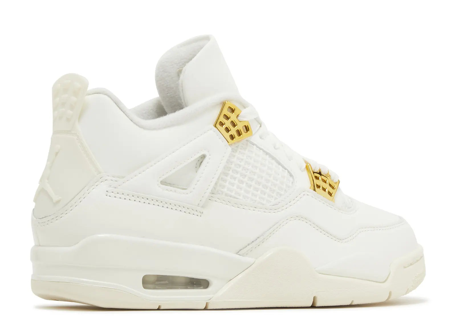 WMNS JORDAN 4 RETRO 'METALLIC GOLD'