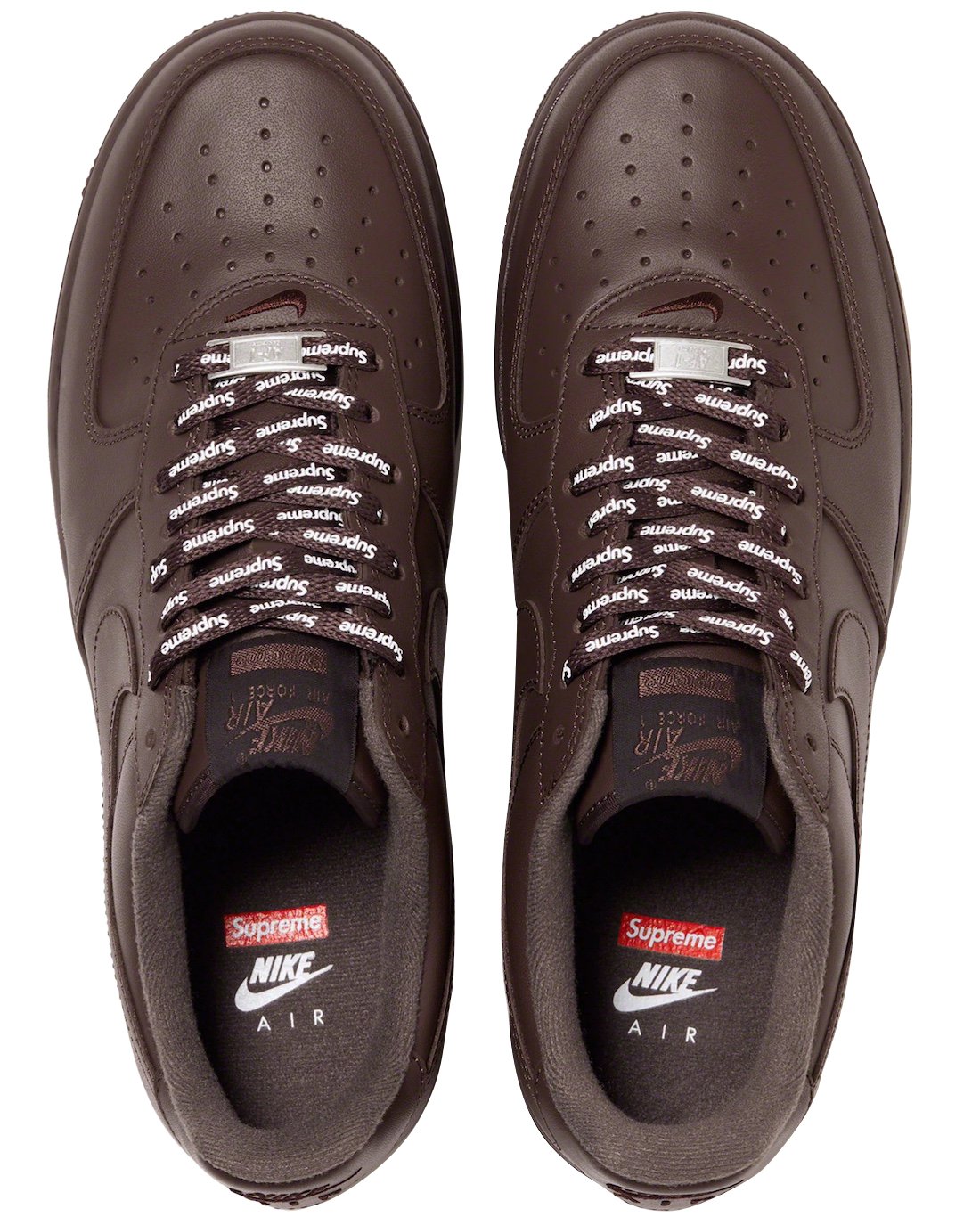Supreme Nike Air Force One Brown