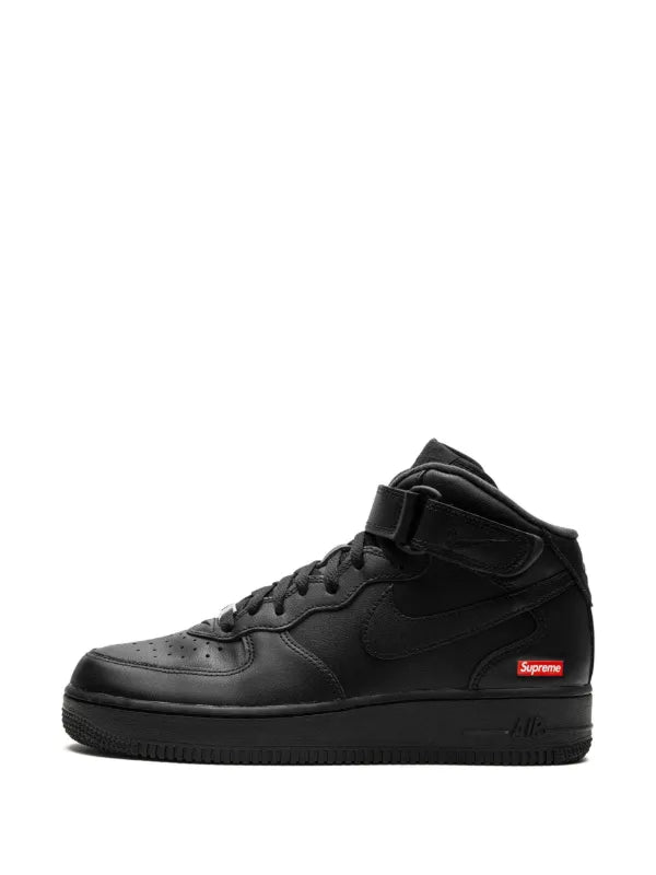 Supreme Nike Air Force One Mid Black