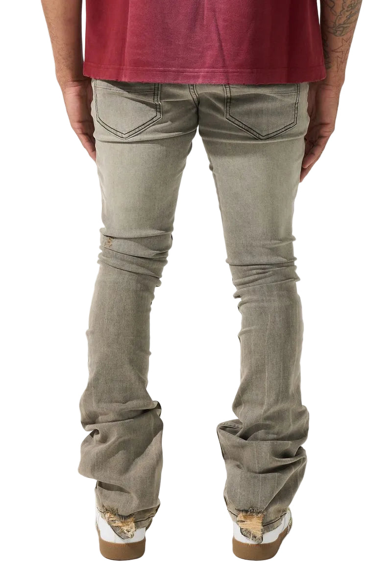 nanodust stacked jeans