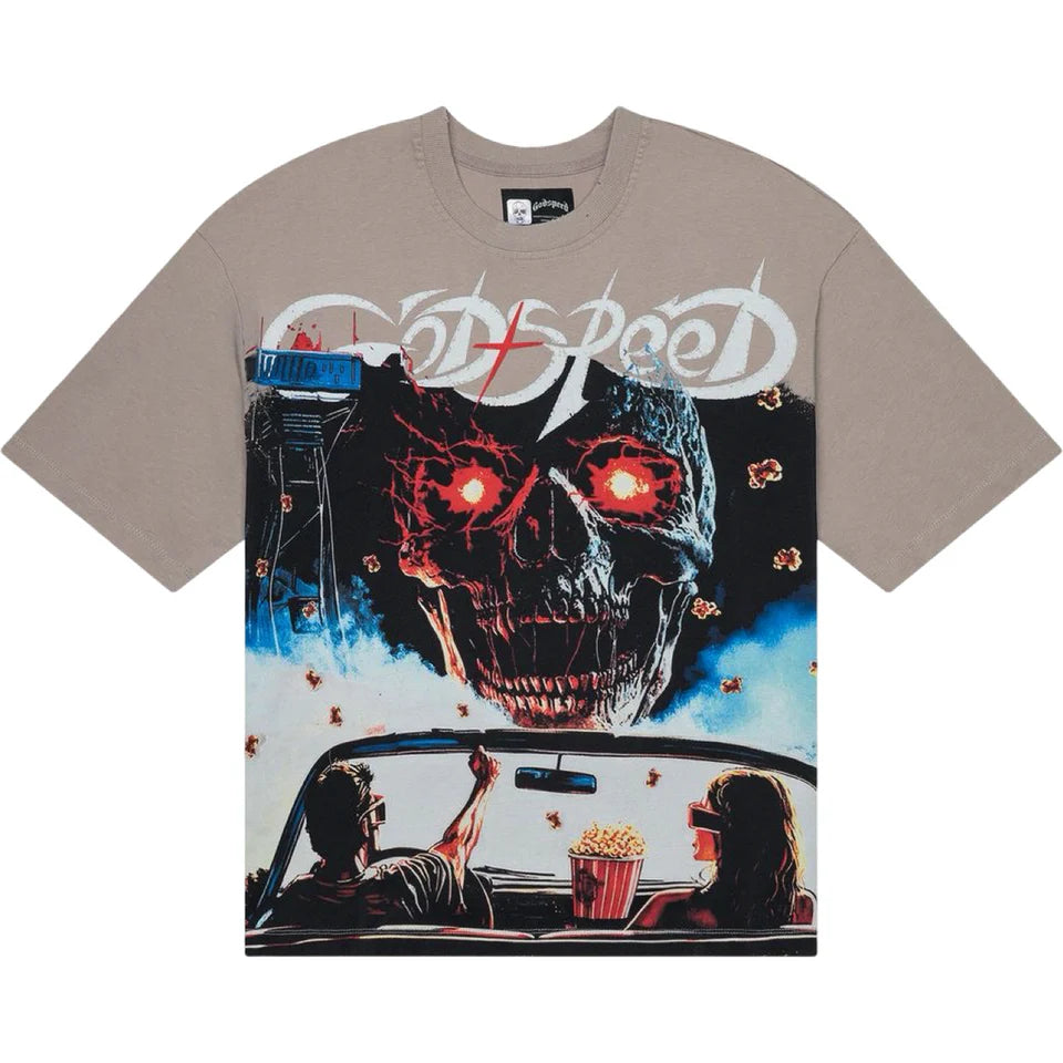 Godspeed Drive-In T-Shirt Stone Grey