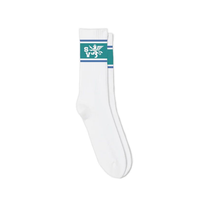 SAINT VANITY GRIFFIN SOCKS 'TEAL'