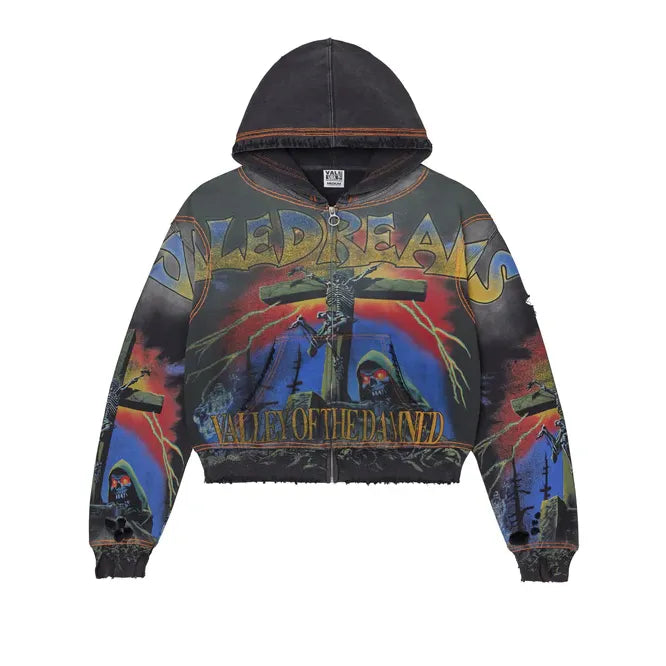 Damned Big Zip Up - Black