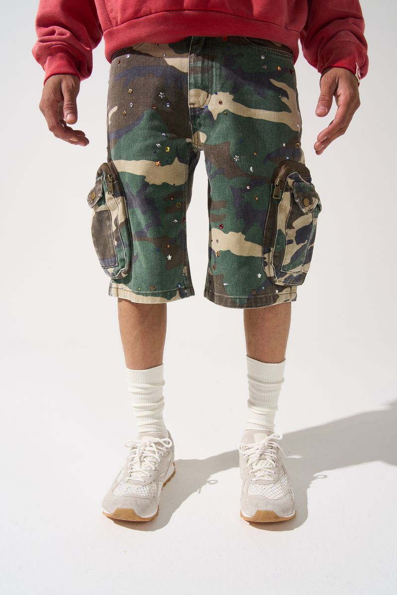 CACHIE DENIM SHORTS