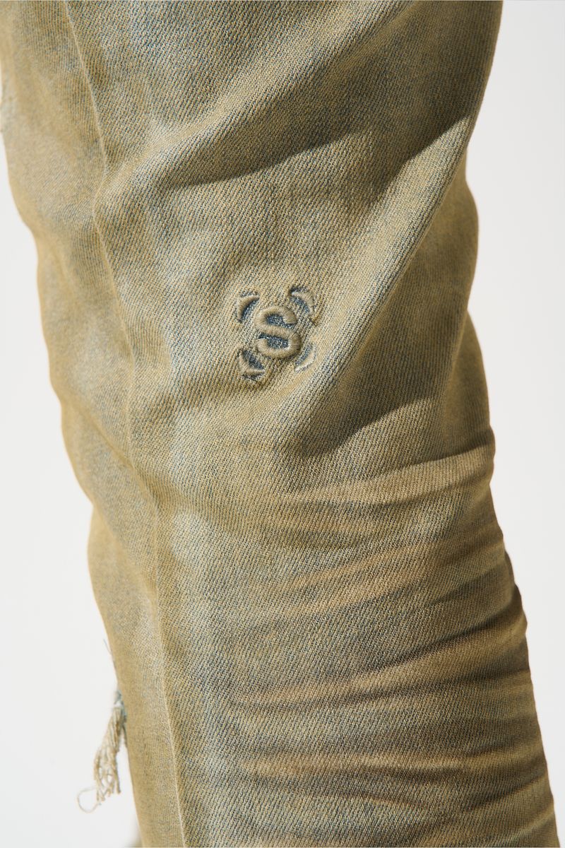 MOCHA FITTED JEANS