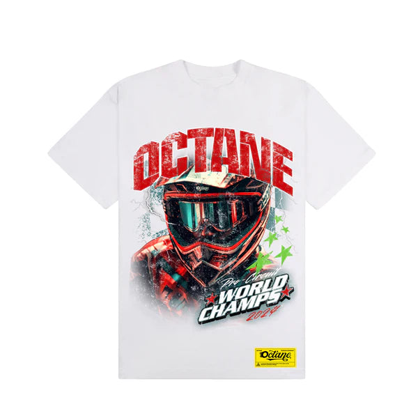 Octane Motorcross Helmet(White)