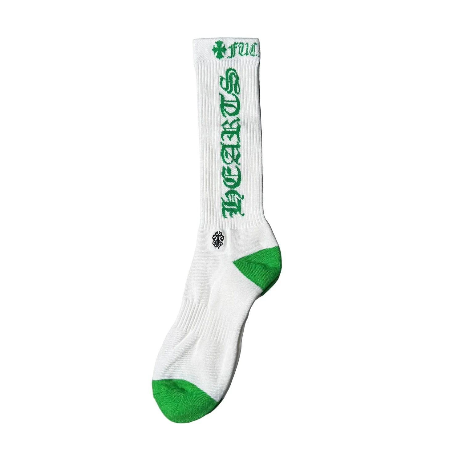 Chrome Hearts CH Logo Socks White/Green
